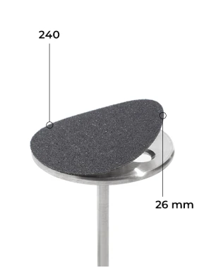 Диск 26 мм (черные, 240 грит, без мп, 50 шт.)