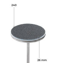 Диск 26 мм (черные, 240 грит, мп, 50 шт.)