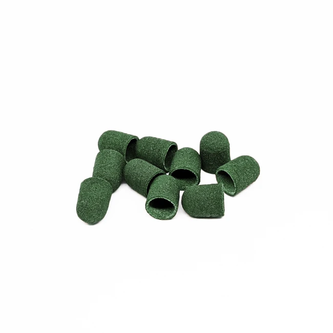 Pedicure cap set, rounded cylinder, 320 grit, soft abrasive, diameter 10.0 mm (10 pcs / pack) Kp130fK Pedicure cap set, rounded cylinder, 320 grit, soft abrasive, diameter 10.0 mm (10 pcs / pack) Kp130fK - Kodi Professional