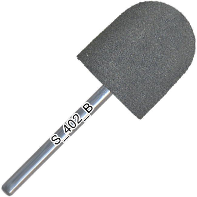 Polisher silicone, rounded cone, medium abrasive, d=15 mm, length of working part 17 mm, S_402_K - Kodi Professional