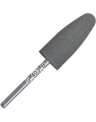 Polisher silicone, rounded cone, medium abrasive, d=10mm, length of working part 24mm, S_403_K