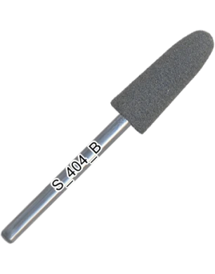 Polisher silicone, rounded cone, medium abrasive, d=6,5 mm, length of working part 17 mm, S_404_K