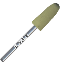 Polisher silicone, rounded cone, soft abrasive, d=6,5 mm, length of working part 17 mm, S_504_K