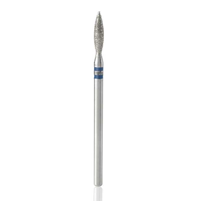Flame-Shaped Diamond Drill Bit, diameter 2.5 mm, medium abrasive Р862m025 Flame-Shaped Diamond Drill Bit, diameter 2.5 mm, medium abrasive Р862m025 - Kodi Professional