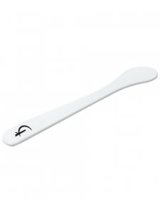 Cosmetic Spatula middle, white