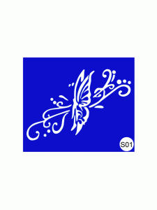 Stencil for henna S01