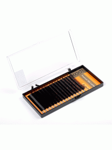Eyelashes B 0.1 (16 rows: 12 mm), packaging Butterfly