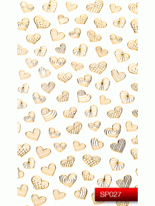 Nail Art Stickers SP 027 (gold)