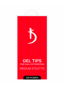Gel Tips for Extensions MEDIUM STILETTO (240 pcs/pack)