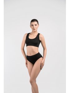 Women's Panties, Model "Slip" (Color: Black, Size XL), KODI