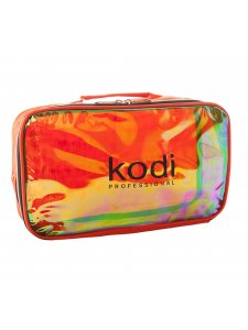 Kodi Make-Up Cosmetic Bag No.11 (nylon; color: dark orange, rainbow)