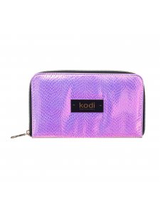 Case for brushes with zipper number 3, color: silver-purple, KODI