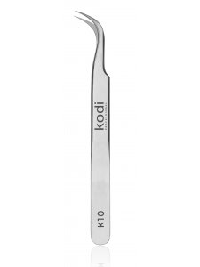 Tweezers for eyelashes extension K10, KODI