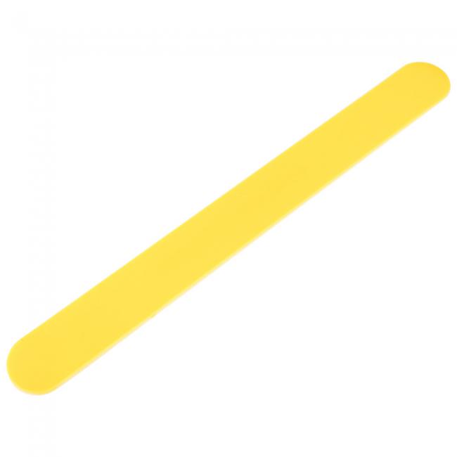 № 186 Plastic Base for Straight Nail File (Color: Yellow, Size: 178/19 mm)