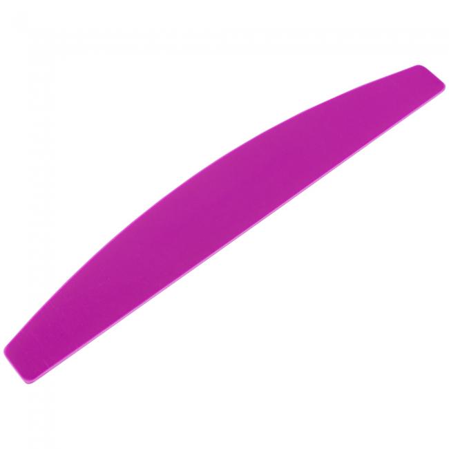 № 188 Plastic Base for Nail File "Crescent" (Color: Fuchsia, Size: 178/28 mm)