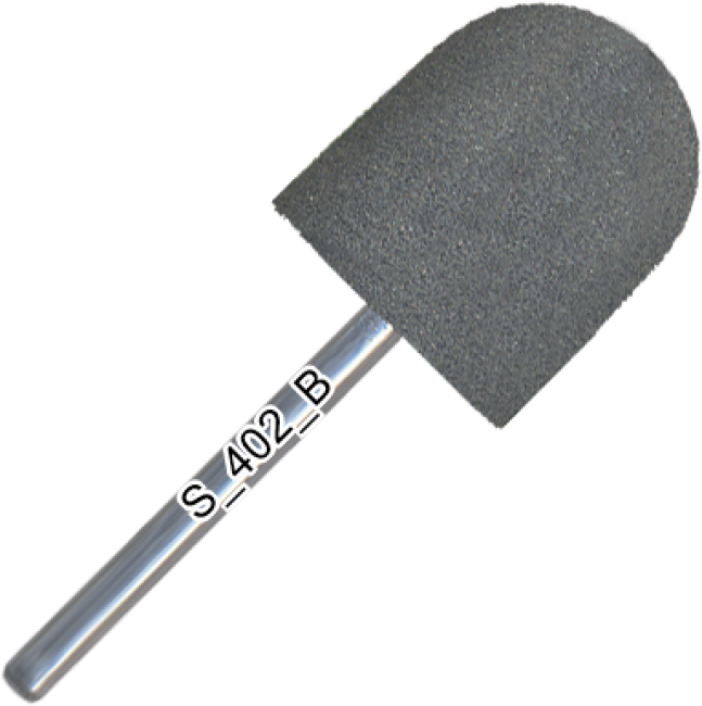 Polisher silicone, rounded cone, medium abrasive, d=15 mm, length of working part 17 mm, S_402_K