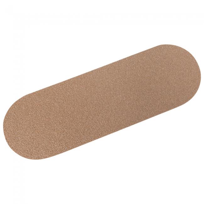 Replacement Files for Pedicure 100 grit (Color: Beige, Size 135/44 mm), 25 pcs/pack