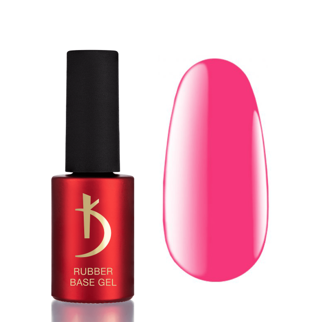Цветное базовое покрытие для гель-лака Color Rubber base gel, Neon 02, 7 мл