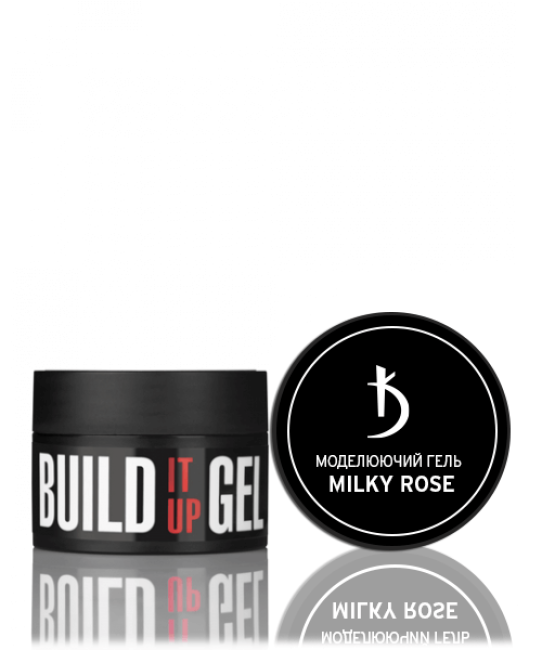 Моделирующий гель Build It Up Gel “Milky Rose”, 12 мл 