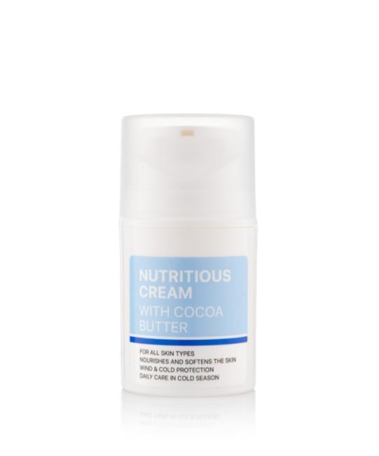 Nourishing face cream with cocoa butter, 50 ml