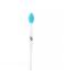 Silicone face scrub brush (color: blue)