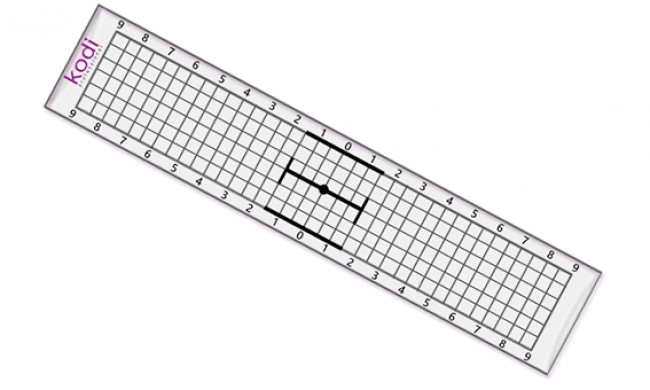 Stencil-line for eyebrows