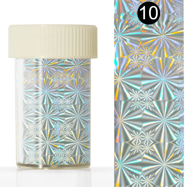 Nail Art Foil in Jar (4*110 cm) №10