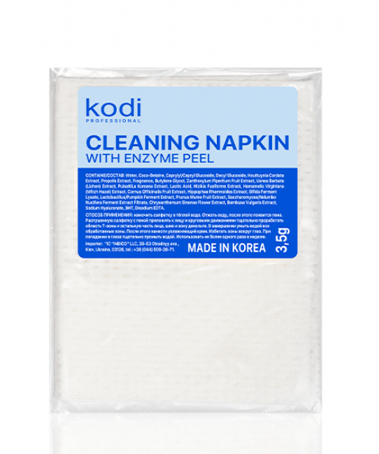 Cleaning napkin with enzyme peel (безворсовая салфетка для очищения лица с энзимами)