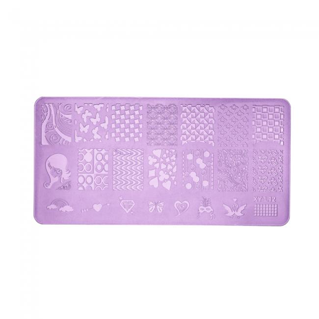 Stamping Plate L12 (6x12cm)