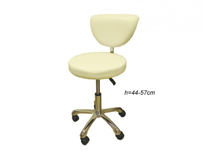 Chair Without Backrest for Master, Color: Beige