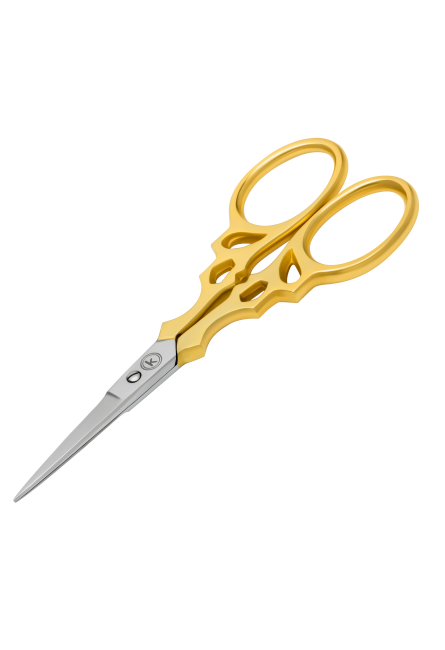 Eyebrow Scissors with Golden Handles