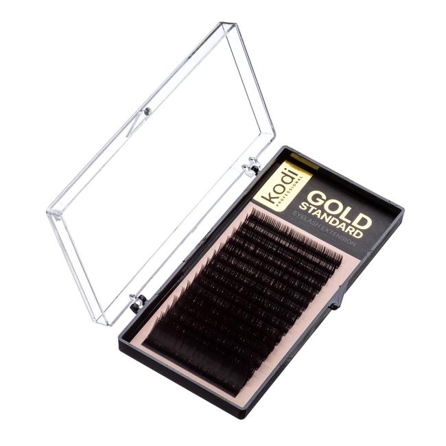 Eyelashes D 0.07 (16 Rows: 12mm) Gold Standard