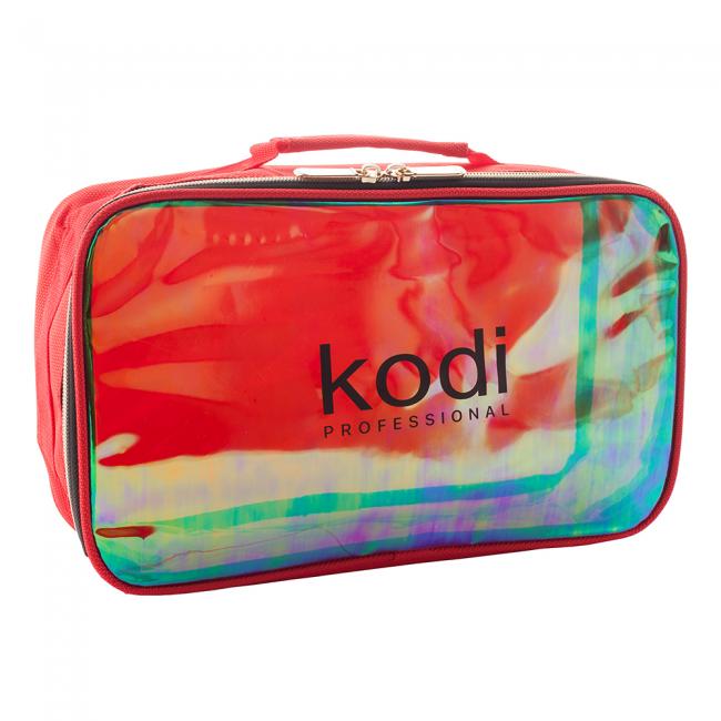 Cosmetic Bag Make-Up Kodi № 15 (Nylon; Color: Red, Rainbow)