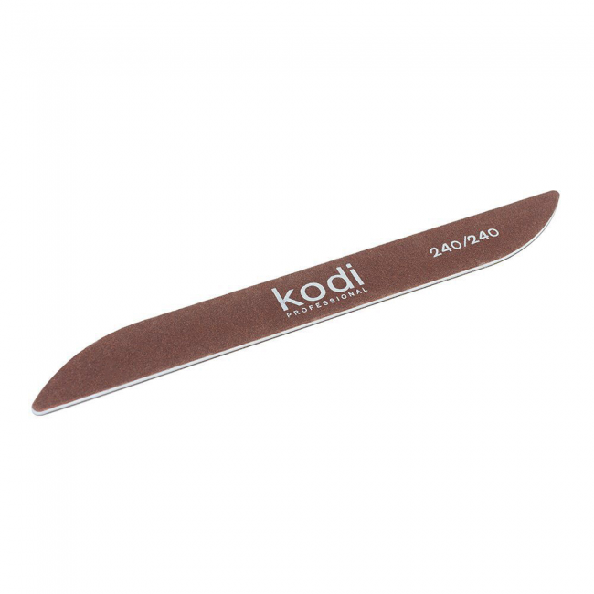 Nail File "Boomerang" 240/240 (Color: Brown, Size: 178/20/2)