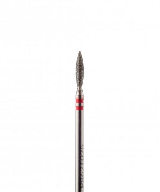 Flame-shaped diamond drill bit, soft abrasive (d = 2.5 mm) P862f025