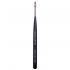 Angular Beveled Nail Art Brush "Black Artist" №3S, Handle: Black, Bristle: Nylon