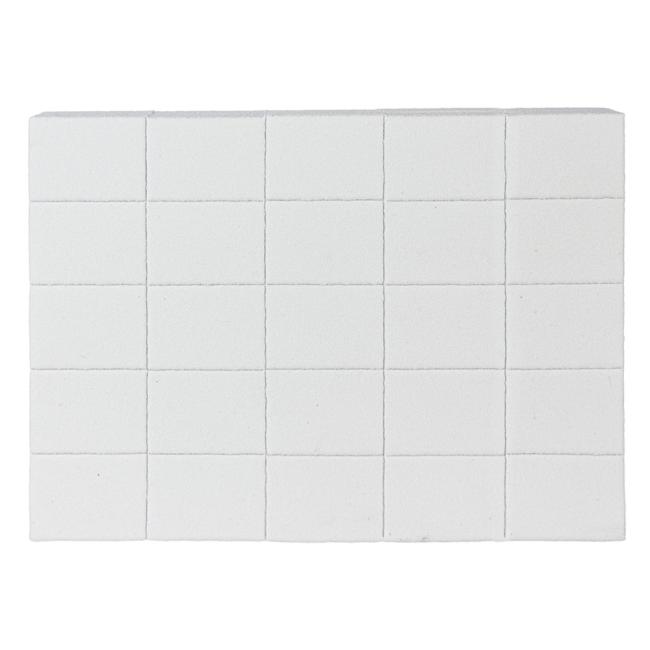 Набор мини бафов 120/120, цвет: белый (50шт/уп)
