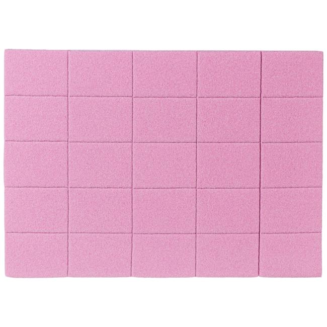 Set of Mini Buffs 120/120, Color: pink (50pcs/pack)